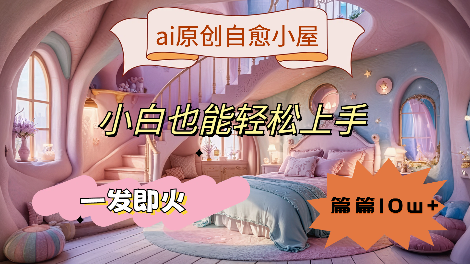 ai原创治愈小屋，小白也能轻松上手，一发即火，篇篇10w+采购|汽车产业|汽车配件|机加工蚂蚁智酷企业交流社群中心